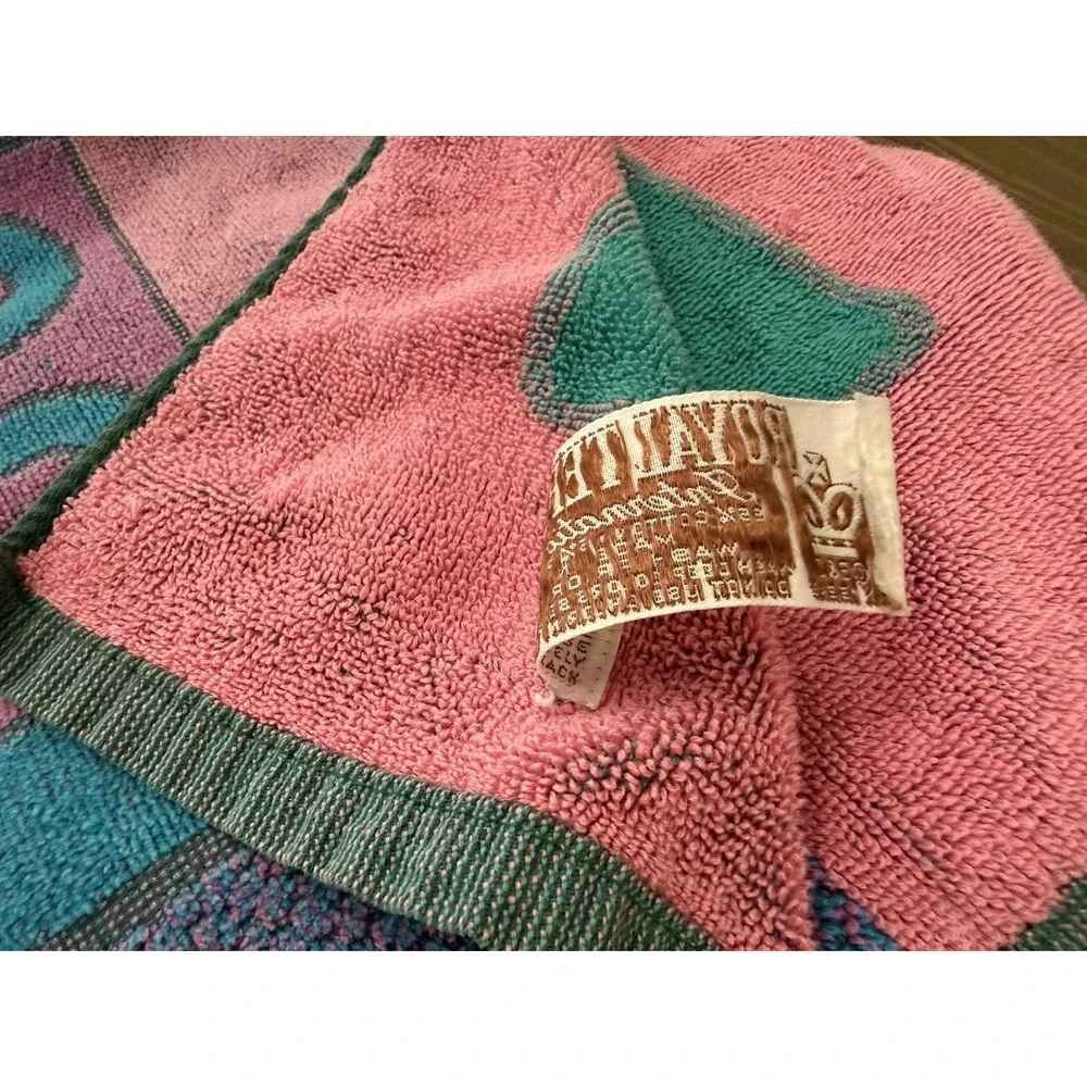 VTG 1990 Royal Terry Beach Towel 